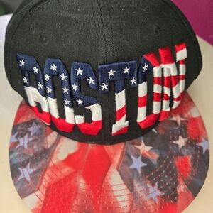 Patriotic Black and Red Hat
